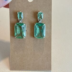 Crystal drop earrings M1010